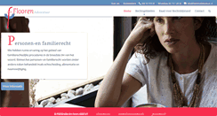 Desktop Screenshot of floorenadvocatuur.nl